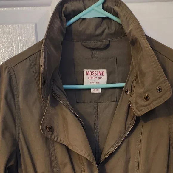 Womens Trench Coat-Mossimo Supply Co. Khaki - Picture 2 of 13